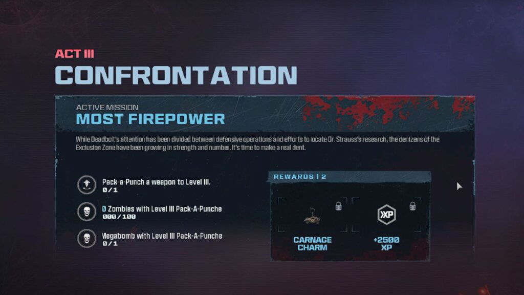 how to complete most firepower