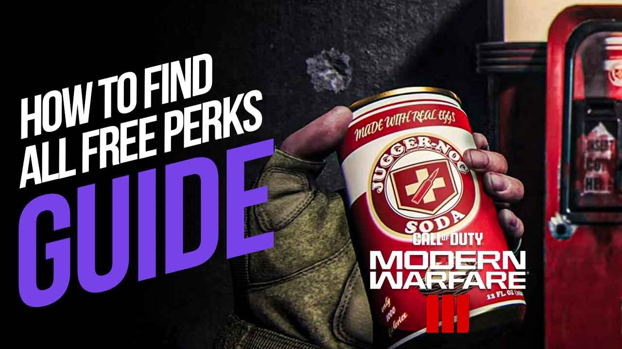 How to Find All Free Perks in MW3 Zombies