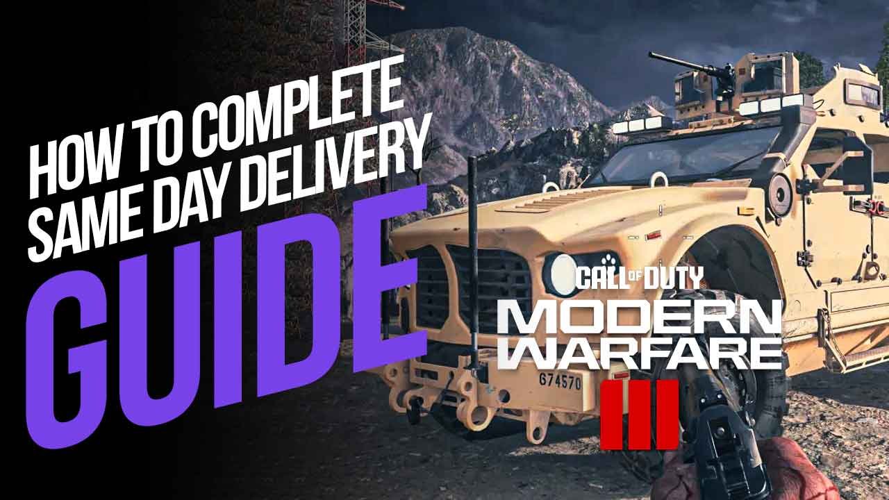 How to Complete Same Day Delivery, Act 2, Tier 1 Mission in MW3 Zombies