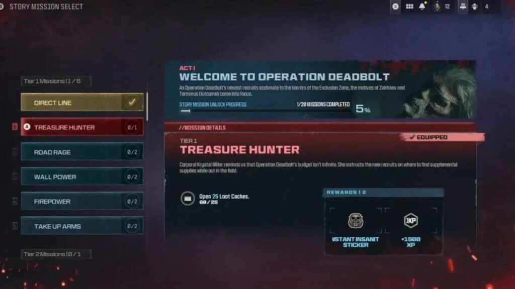 mw3 zombies act 1 tier 1 missions 4