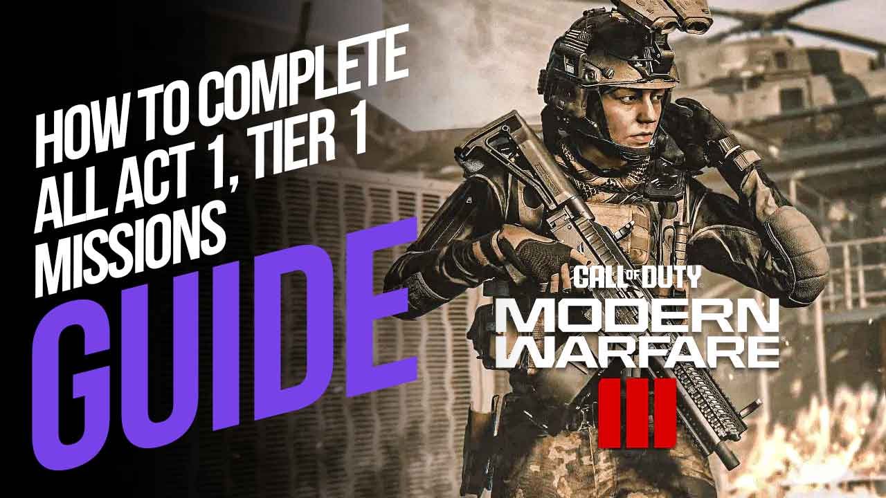 How to Complete All Act 1, Tier 1 Missions in MW3 Zombies