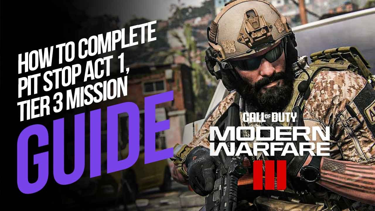 How to Complete Pit Stop Act 1, Tier 3 Mission in MW3 Zombies