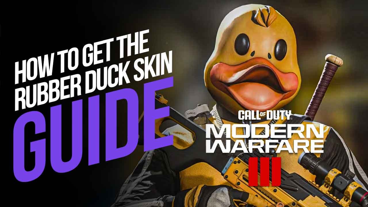 How to Get the Rubber Duck Skin in Call of Duty: Modern Warfare 3
