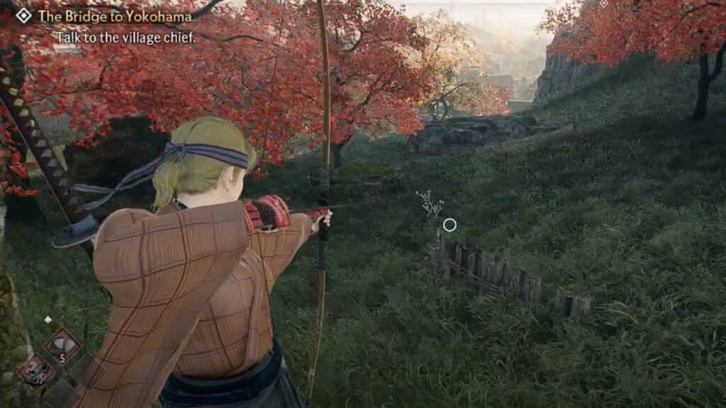 Using Bow and Arrow in Rise of the Ronin