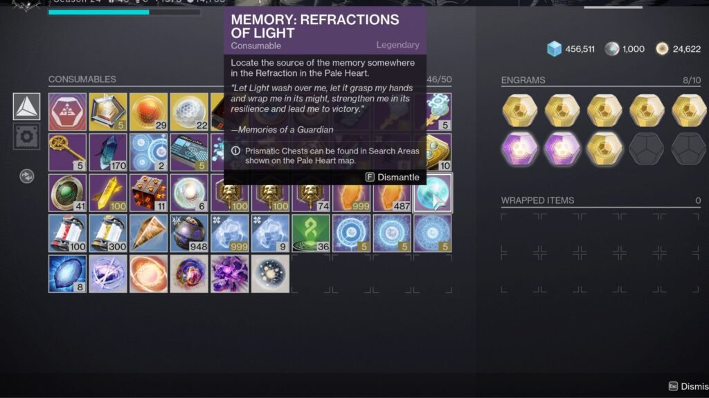 memory vestiges of light and darkness in destiny 2 the final shape