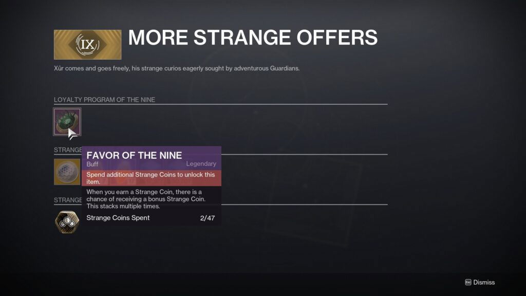 destiny2 thefinalshape strangecoins2