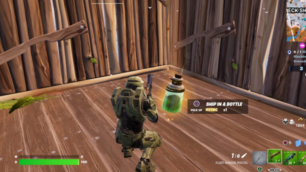 fortnite ship in a bottle 