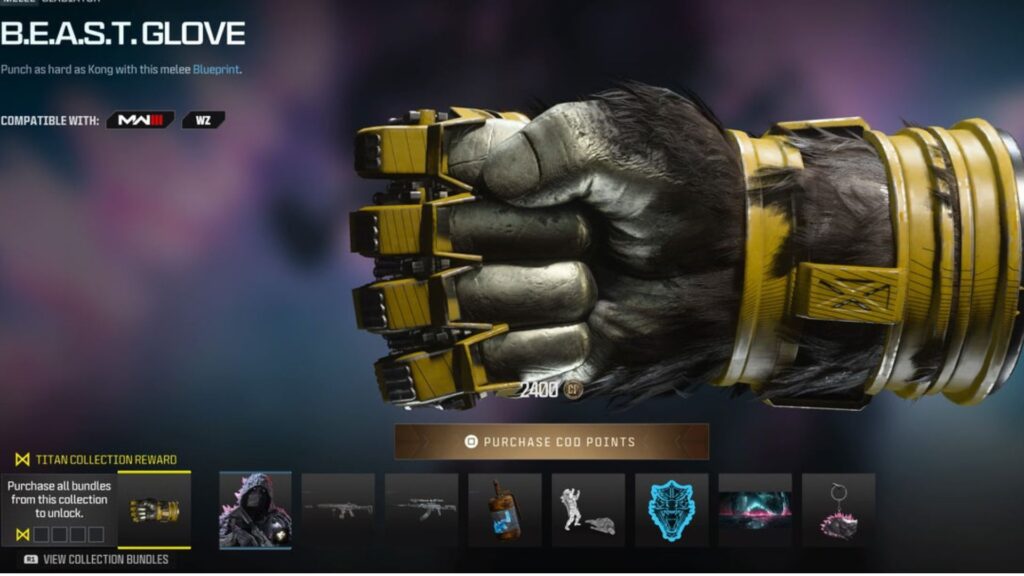 modern warfare 3 beast glove 