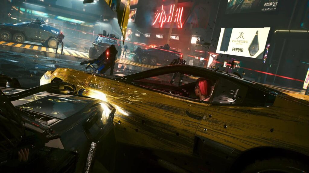 cyberpunk 2077 gameplay scenes