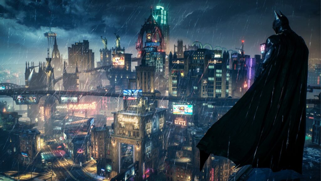 batman gotham city view