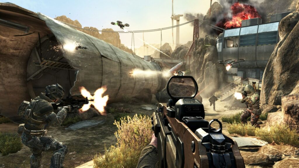 call of duty black ops 2 multiplayer fights. 