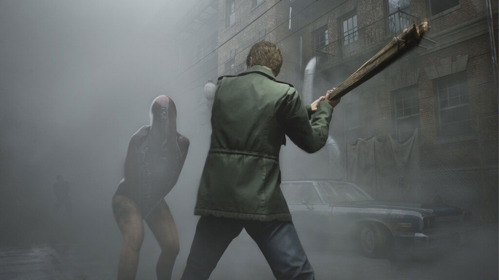 The player takes on one of Silent Hill 2 Remake's monsters. 